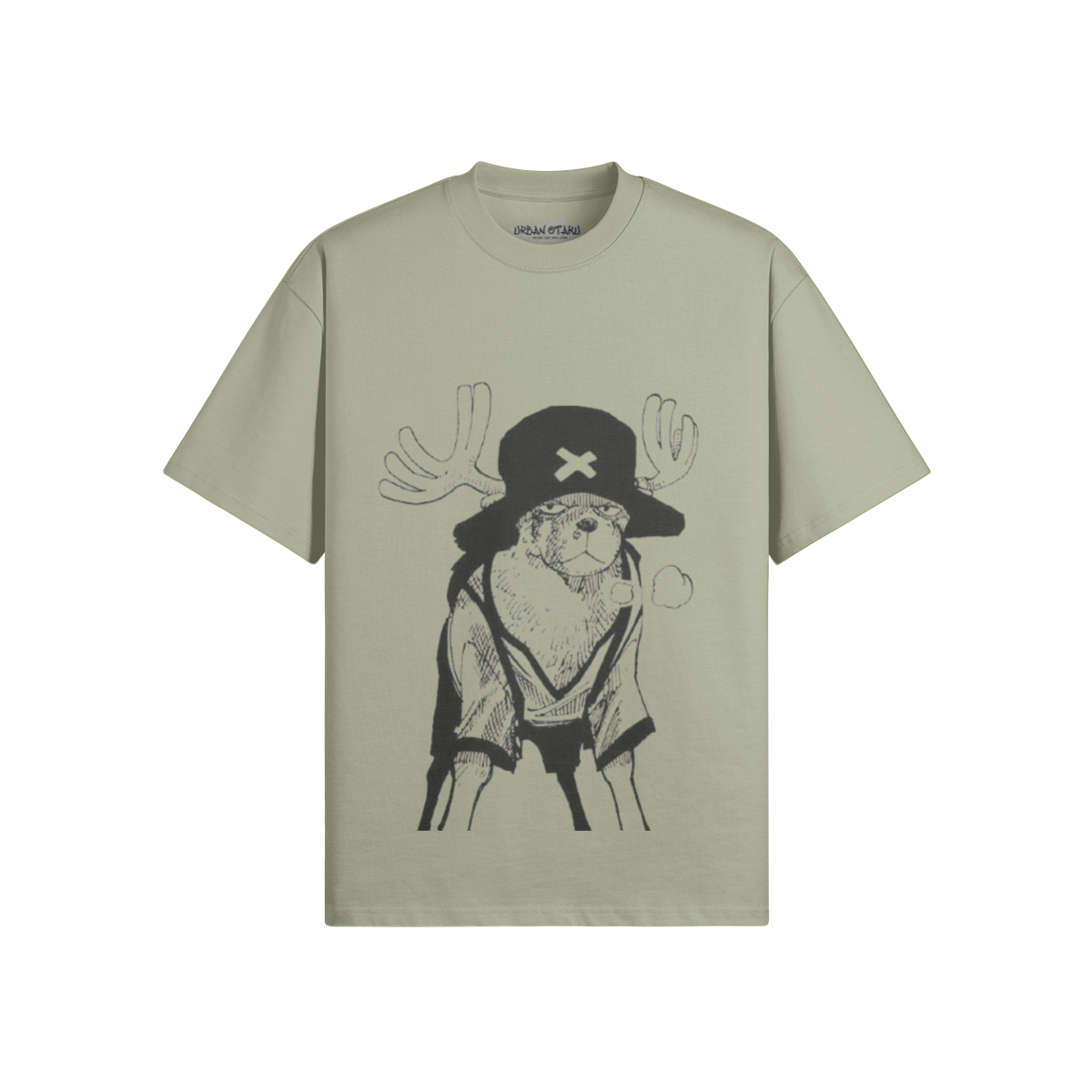 Rotes Tony Chopper T-Shirt von PODpartner, Vorderansicht mit Chopper-Design und bequemer Passform