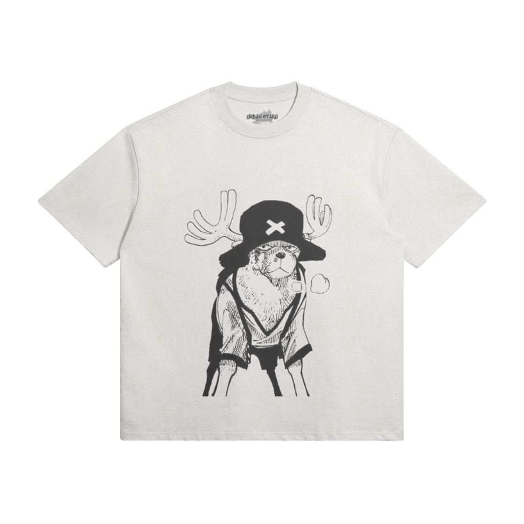 Buntes Tony Chopper T-Shirt von PODpartner mit großem Chopper-Print, weicher Baumwollstoff, bequemes Casual-Design